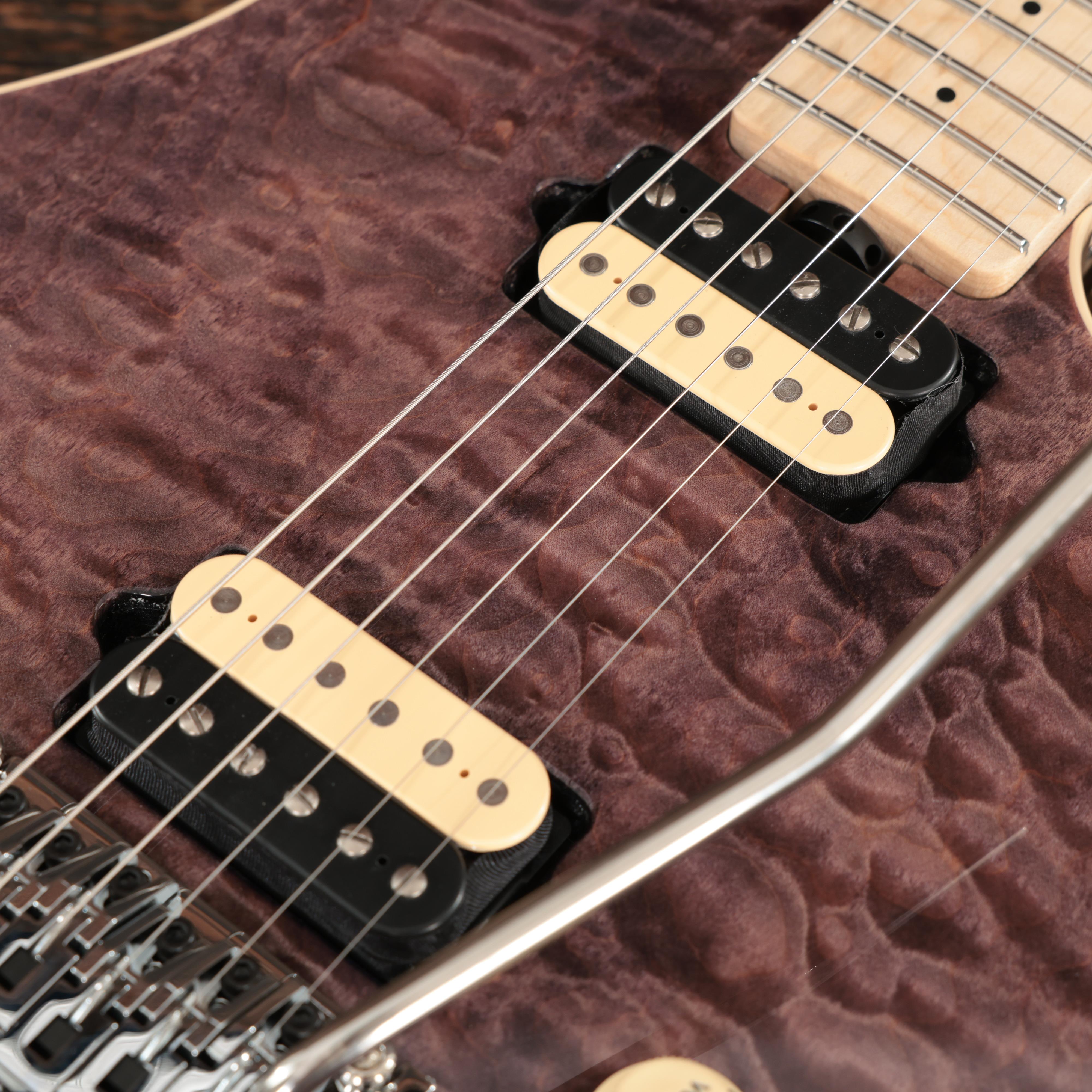 Music Man 30th Anniversary Axis in Translucent Black Quilt